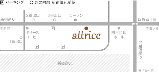 attrice［アトリーチェ］地図